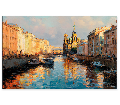 Картина интерьерная Victoria Stenova 70х110 на холсте Санкт-Петербург 8271148: фотография 1
