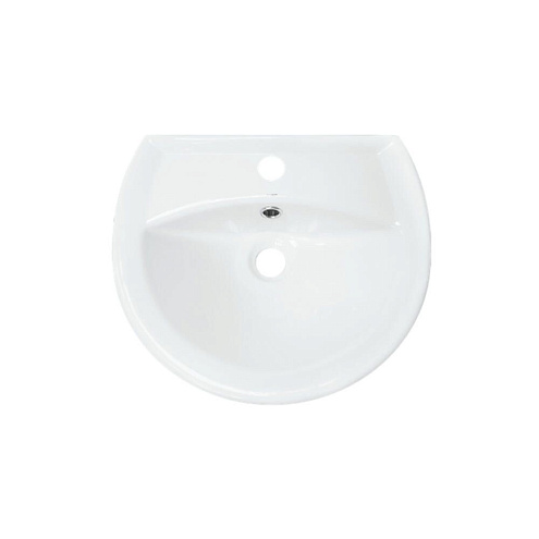 Умывальник Sanita Аттика 48 ВКС белый без пьедестала: фотография 1