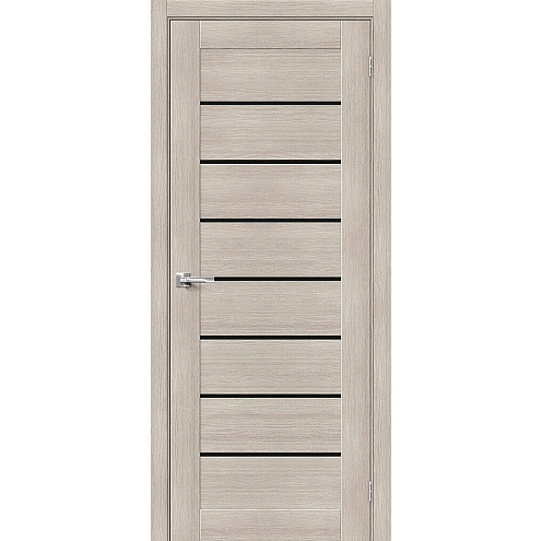 Дверь Браво 22 Cappuccino Melinga стекло Black Star 2000х800: фотография 1