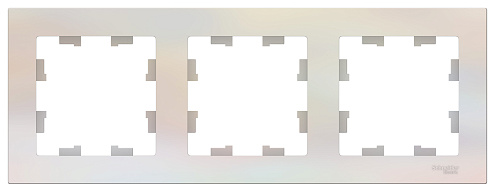 Рамка 3-м ATLAS DESIGN универс. жемчуг SchE ATN000403: фотография 1