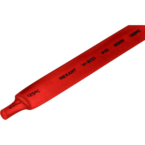 Трубка термоусадочная 5.0/2.5 1м красная Rexant 20-5004: фотография 1