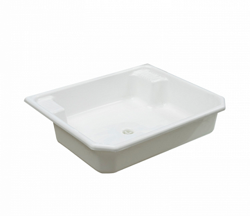 Мойка пластиковая 410х495 выпуск 1 1/2" : фотография 1