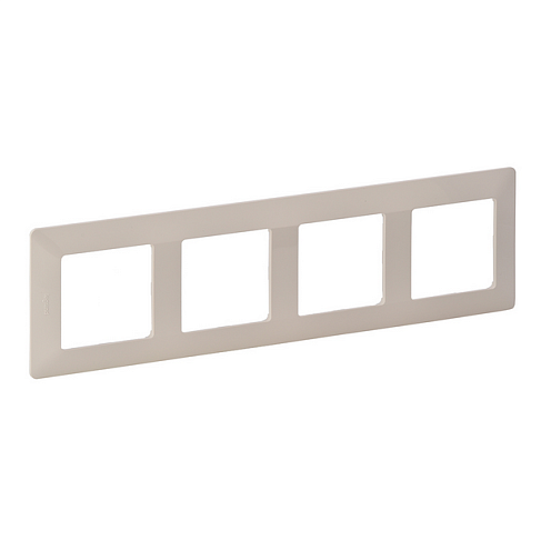 Рамка 4-места Valena Life универсальная слоновая кость Leg 754044: фотография 1