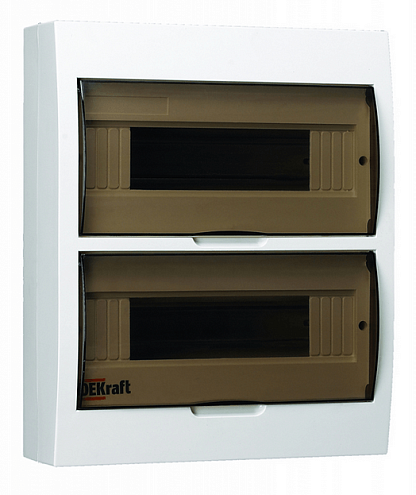 Корпус навесной ЩРН-П-24 24мод. IP41 пластик DEKraft 31013DEK: фотография 1