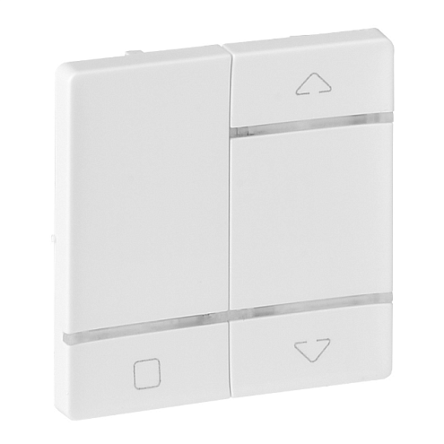 Панель лицевая Valena Life MyHome Play Zigbee для радиоуправл. уст-ва управления жалюзи и рольстав. цвет бел. Leg 754824: фотография 1