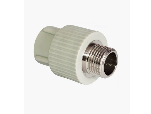 Муфта комбинированная наружная резьба 32х1&quot; серый TR-TB Tebo : фотография 1