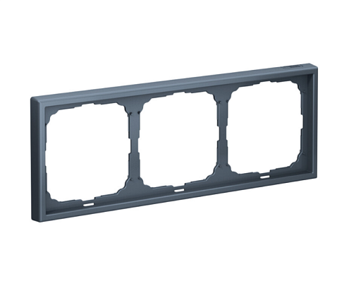 Рамка 3-местная ArtGallery универсальная грифель Systeme Electric GAL000703: фотография 1