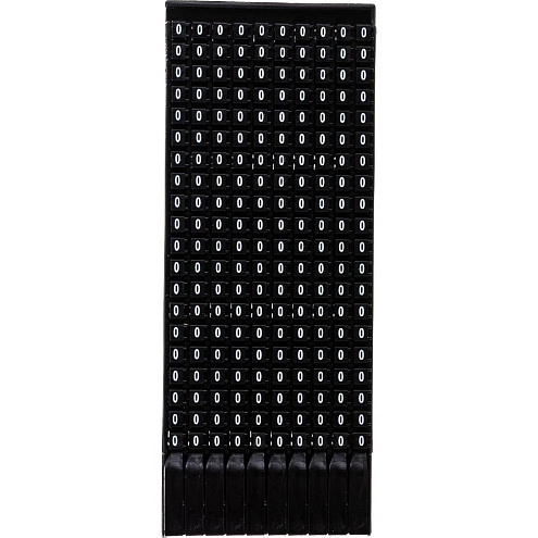 Маркер для кабеля 0.5-1.5мм символ "0" уп.200шт DKC MKF0S1: фотография 1