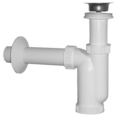 Сифон для писсуара, белый, горизонтальный выпуск  Jika Domino Т1015: фотография 1