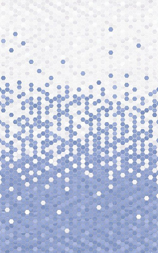 Настенная плитка 25х40 Лейла голубой низ 02 : фотография 1