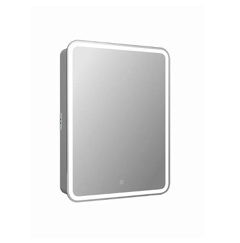 Зеркало-шкаф "Elliott LED" 600х800 правый с розеткой: фотография 1