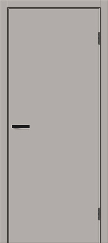 Дверь ПЭТ Браво-0.П Grey Silk 2000х800: фотография 1