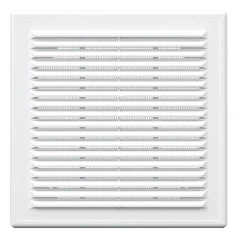Вентиляционная решетка 2121Р сетка, разъемная, наклонные жалюзи ERA: фотография 1