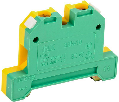 Зажим наборный ЗНИ-10PEN 10кв.мм (JXB-земля) IEK YZN20-010-K52: фотография 1