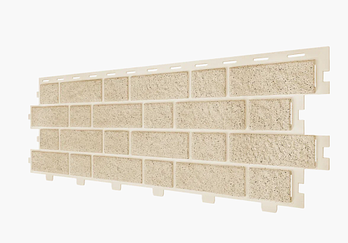 Фасадные панели Технониколь Формлайт, Кирпич, бежевый: фотография 1