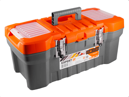 Ящик для инструмента BLOCKER &quot;ЭКСПЕРТ&quot; 560х240х280мм/22&quot;, с металлическими заглушками: фотография 1
