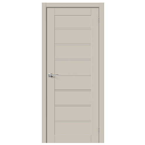 Дверь ПЭТ Браво-20 Cream Silk 2000х700: фотография 1