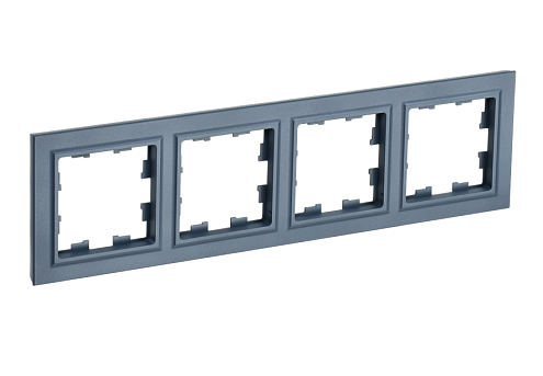 Рамка 4-местная BRITE РУ-4-БрМ маренго IEK BR-M42-K35: фотография 1