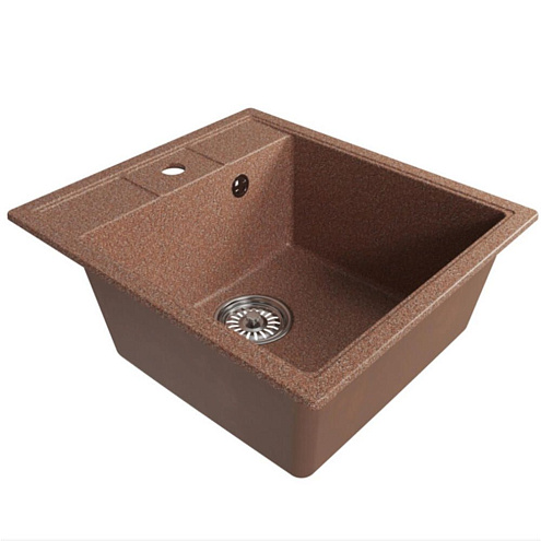 Мойка ML-GM28 терракотовая (307), 450х500х190 мм: фотография 1