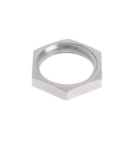 Контргайка латунная 1/2&quot; никелированная STI: фотография 1