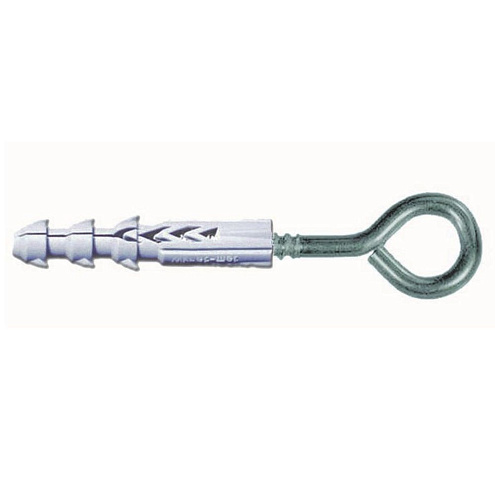 Крюк-кольцо с дюбелем 12мм: фотография 1
