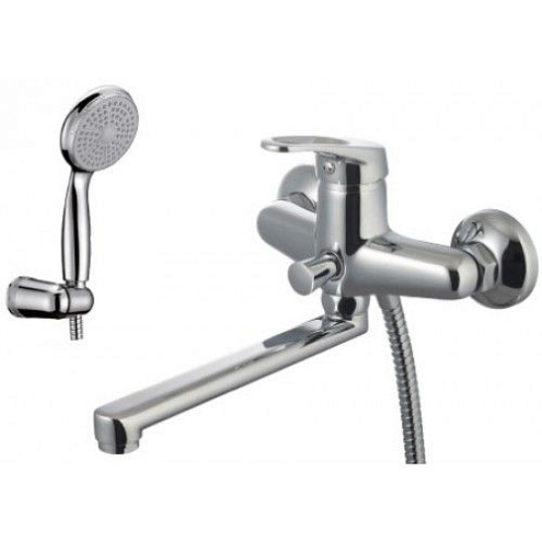 Смеситель Lemark &quot;Омега&quot; LM3110C универсальный с плоским изливом 200мм хром: фотография 1