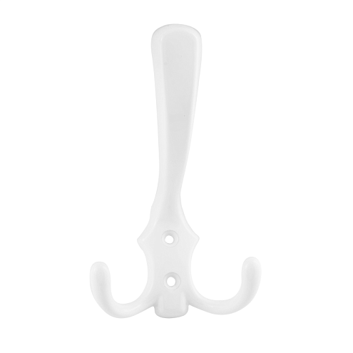 Крючок - вешалка №9 белый: фотография 1