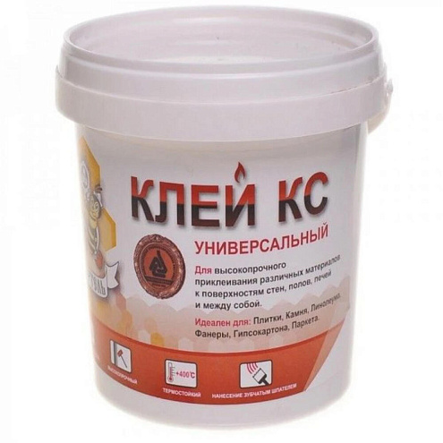 Клей строительный КС 3кг., термостокость 400С: фотография 1