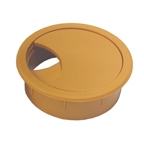 Заглушка для стола кабель-канал пластиковая бук : фотография 1