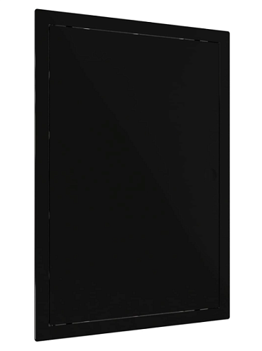 Люк ревизионный L2030N черный нажимной пластик EVECS: фотография 1