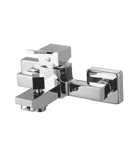 Смеситель для ванны Zenta Селесте Z0303_R с аксессуарами, картридж 35мм, хром: фотография 1