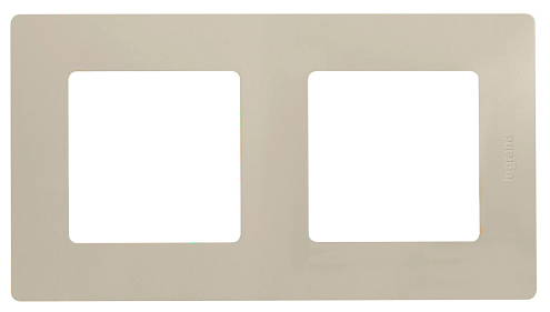 Рамка 2-м Etika сл. кость Leg 672512: фотография 1