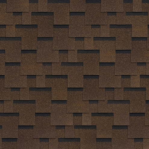 Гибкая черепица, Технониколь Фокстрот, Дуб 3м²: фотография 1