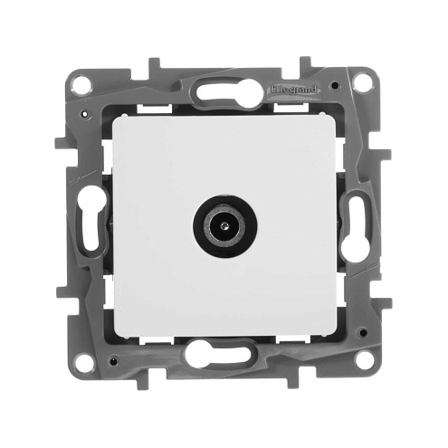 Механизм розетки TV СП Etika оконечная 5дБ бел. Leg 672265: фотография 1