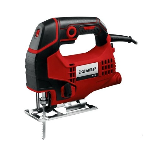 Лобзик 710Вт, БЗП, сталь 10мм, дерево 90мм, маятниковый ход, подсветка, ЗУБР: фотография 1