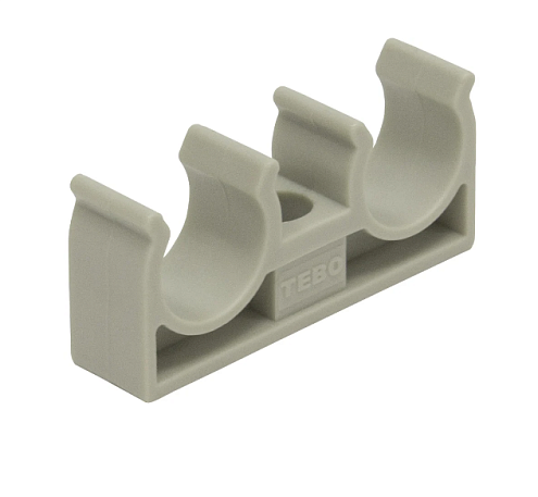 Опора двойная 25 TR-TB серый Tebo : фотография 1