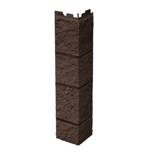 Угол наружный Технониколь Оптима, Песчаник, темно-коричневый: фотография 1