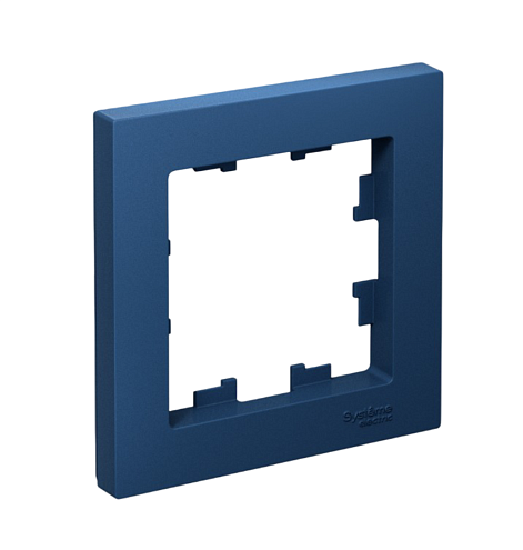 Рамка 1-местная AtlasDesign аквамарин Systeme Electric ATN001101: фотография 1