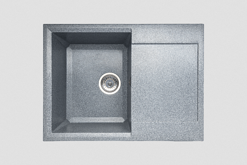 Мойка GRANICOM NOVELL София 673х495 мм белый без сифона: фотография 1