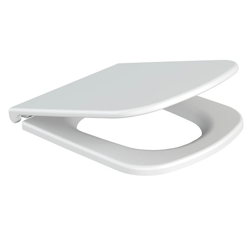 Сиденье для унитаза Cersanit COLOUR DPL EO дюропласт с микролифтом, easy-off, белый: фотография 1