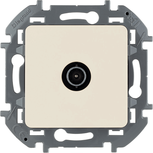 Механизм розетки проходной TV Inspiria 14дБ 5-862мГц сл. кость Leg 673861: фотография 1