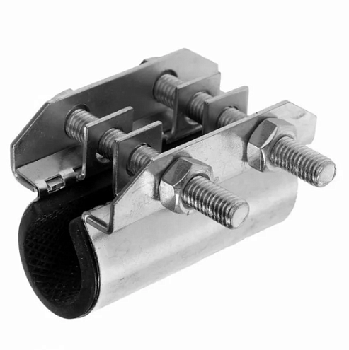 Хомут ремонтный оцинкованный КРАБ 20-24 (½&quot;) 70мм: фотография 1