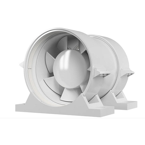 Вентилятор D100 PRO 4 осевой канальный с крепежным комплектом DICITI: фотография 1