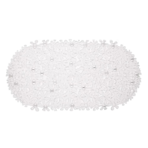 Коврик для ванной на присосках &quot;Цветы&quot; 35х66см в ассортименте: фотография 1