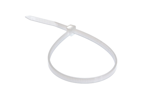 Хомут кабельный 3.6х200 нейлон белый уп.100шт Rexant 07-0200: фотография 1