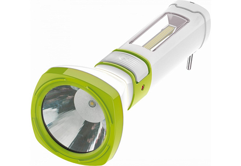 Фонарь светодиодный аккум. 5W LED 3 режима бок. панель COB 3Вт с зарядным устройством КОСМОС KOCAc7035WLED: фотография 1