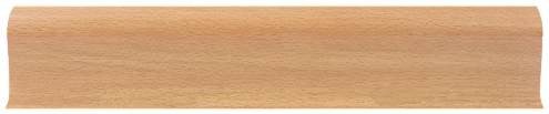 Плинтус ПВХ 58мм 2,2м Бук Ютландский  : фотография 1