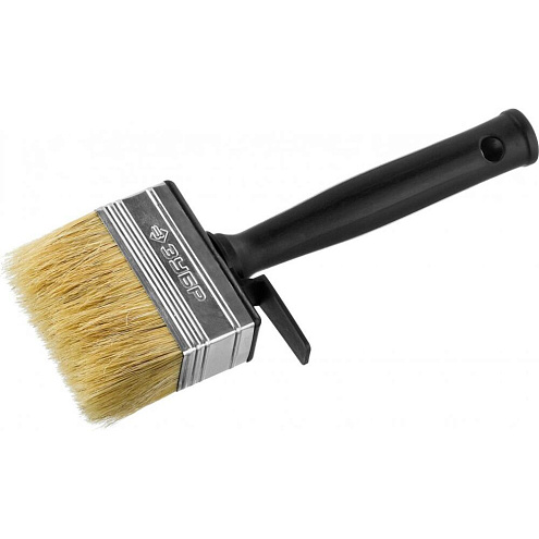 Кисть-макловица "Мини", 30х 70мм, натуральная  щетина, для всех ЛКМ, ЗУБР: фотография 1