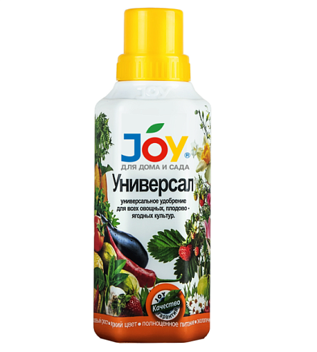 Жидкое удобрение JOY «Универсал» с микроэлементами 0,5л: фотография 1