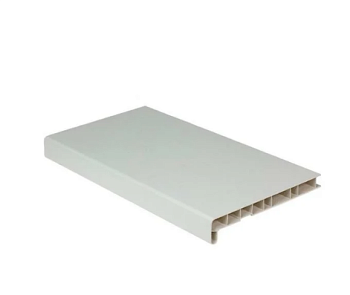 Подоконник ПВХ &quot;МП&quot; белый 1500х100мм: фотография 1
